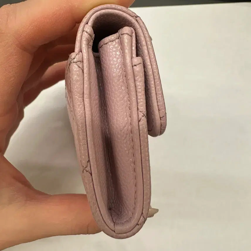 [SOLD OUT] [정품 A급]샤넬 클래식 캐비어 똑딱이 카드지갑