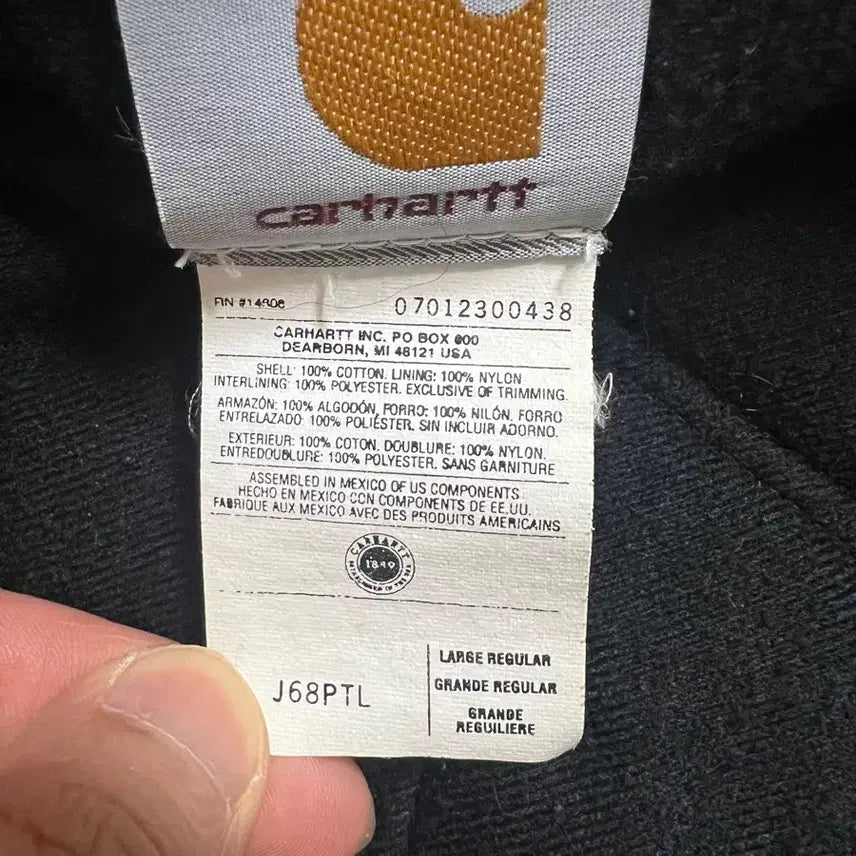 [SOLD OUT] [L] 칼하트 액티브 J68 PTL (J130 이전버전)