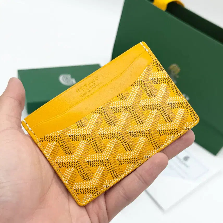 [BUNJANG] Goyard Saint Pierre Card Wallet Yellow / [정품] 고야드 생쉴피스 카드지갑 옐로우