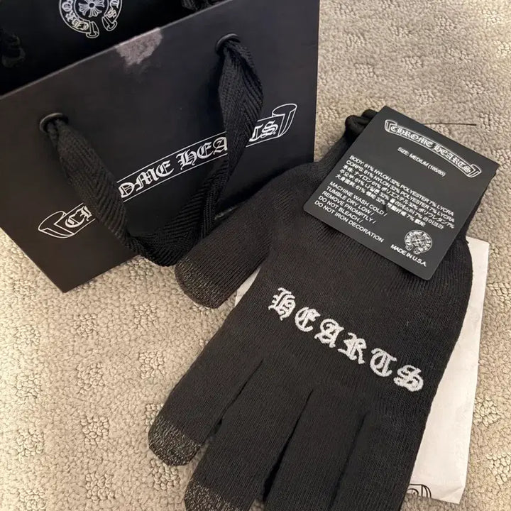 [BUNJANG] Chrome Hearts Checkmate Gloves M / 크롬하츠)체크메이트 장갑M(미시착,새상품)