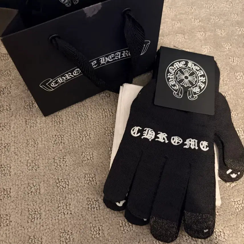 [BUNJANG] Chrome Hearts Checkmate Gloves M / 크롬하츠)체크메이트 장갑M(미시착,새상품)