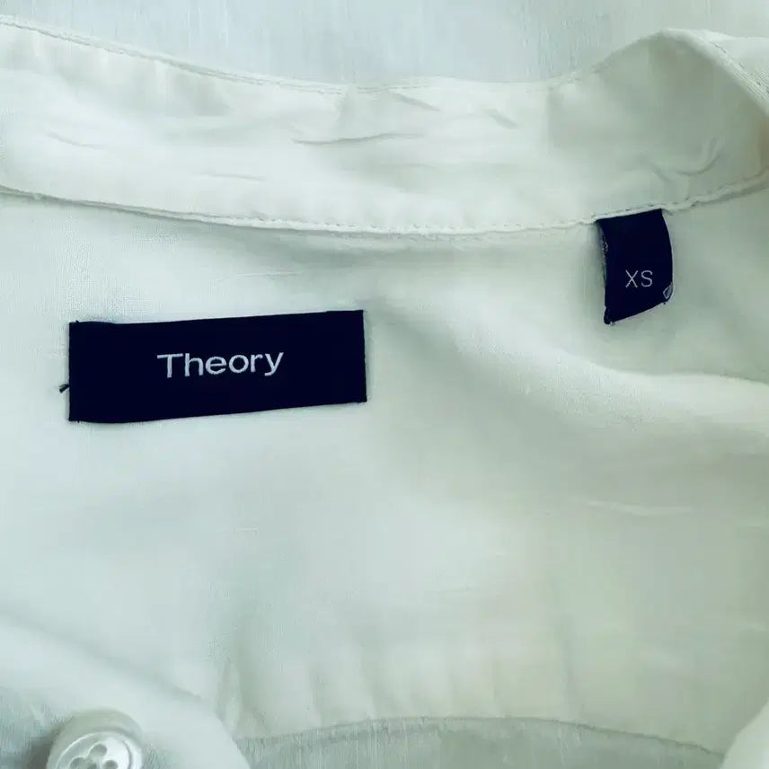 [BUNJANG] Theory Band Collar Casual Shirt White / Theory 밴드칼라 캐쥬얼 셔츠 화이트