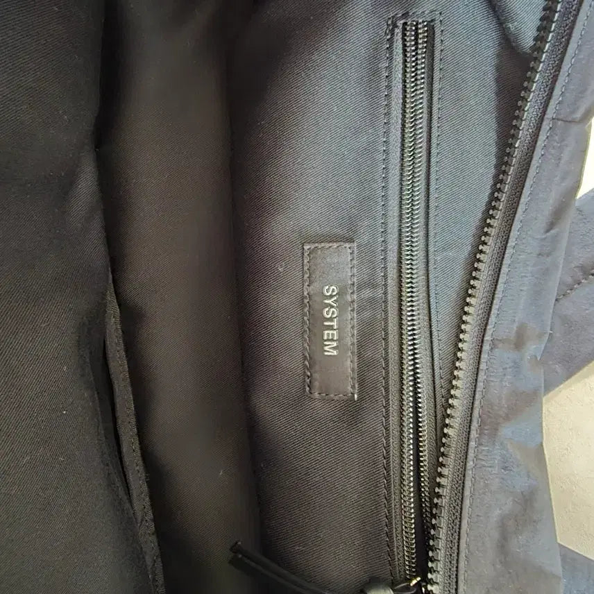 [BUNJANG] System Homme Nylon Shoulder Bag / 시스템옴므 블랙 나일론 숄더백