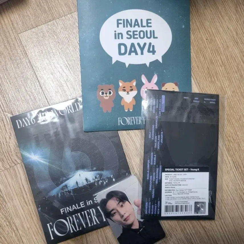 [BUNJANG] DAY6 Young K Special Ticket and Finale Concert Kit / (급처) 데이식스 DAY6 피날레콘 앙콘 4일차 키트 영케이 스페셜 티켓