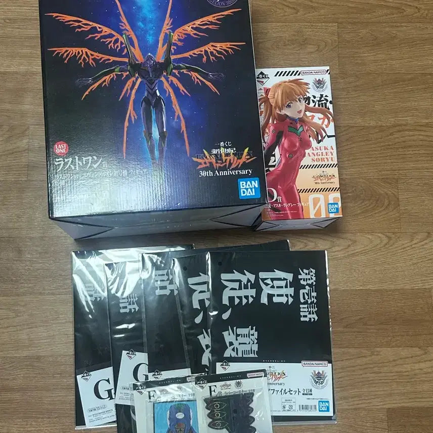 [BUNJANG] Evangelion 30th Anniversary Kuji Ra-One Asuka Figure Bundle Set / 일괄) 에반게리온 30주년 쿠지 라원, D상