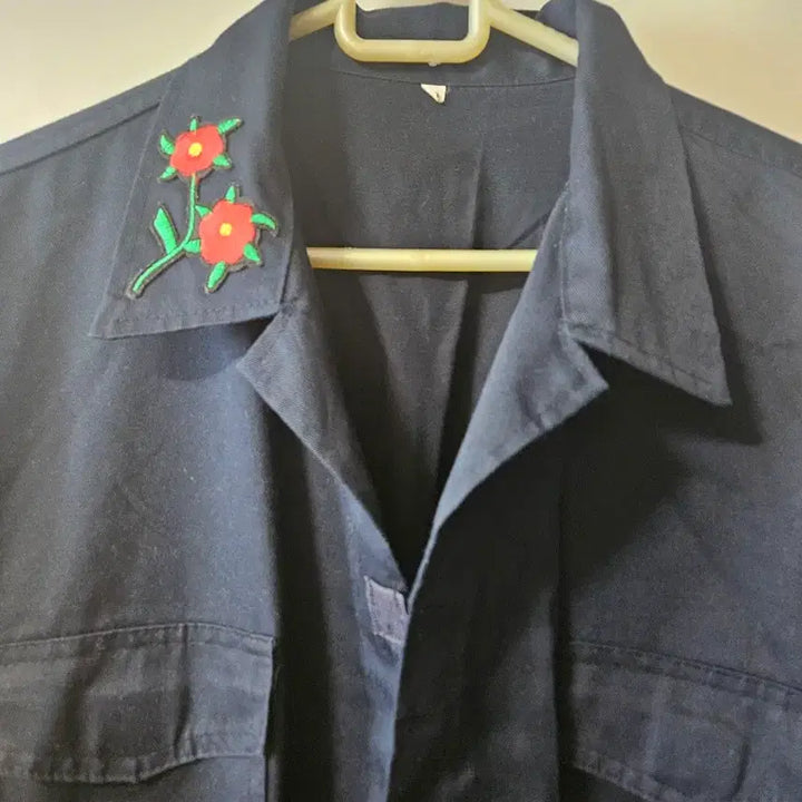 [BUNJANG] Vintage Floral Embroidered Jumpsuit / 점프수트