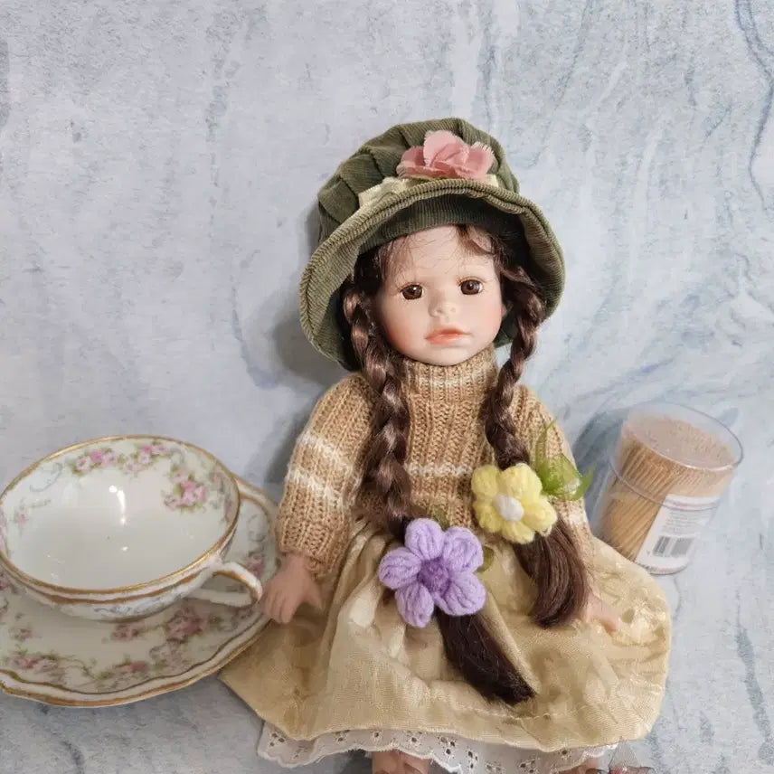 [BUNJANG] Vintage Porcelain Doll / 빈티지 인형, 포세린 인형, 비스크 돌, 돌 인형