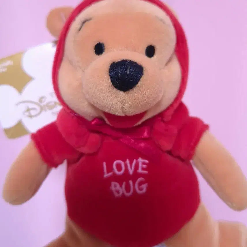 [BUNJANG] Vintage Disney Winnie the Pooh Love Bug Plush / 빈티지 디즈니 인형 - 위니더 푸 러브 버그