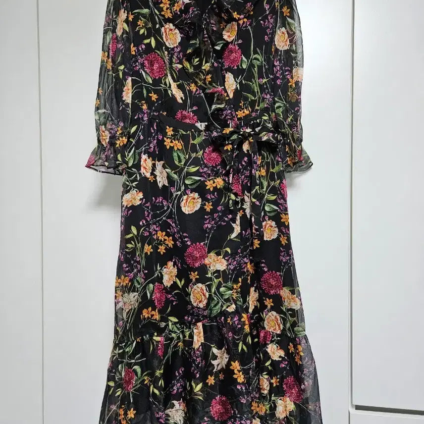 [BUNJANG] Cerruti Floral Print Long Dress / (새제품) 세루티(CERRUTI) 원피스 (66)