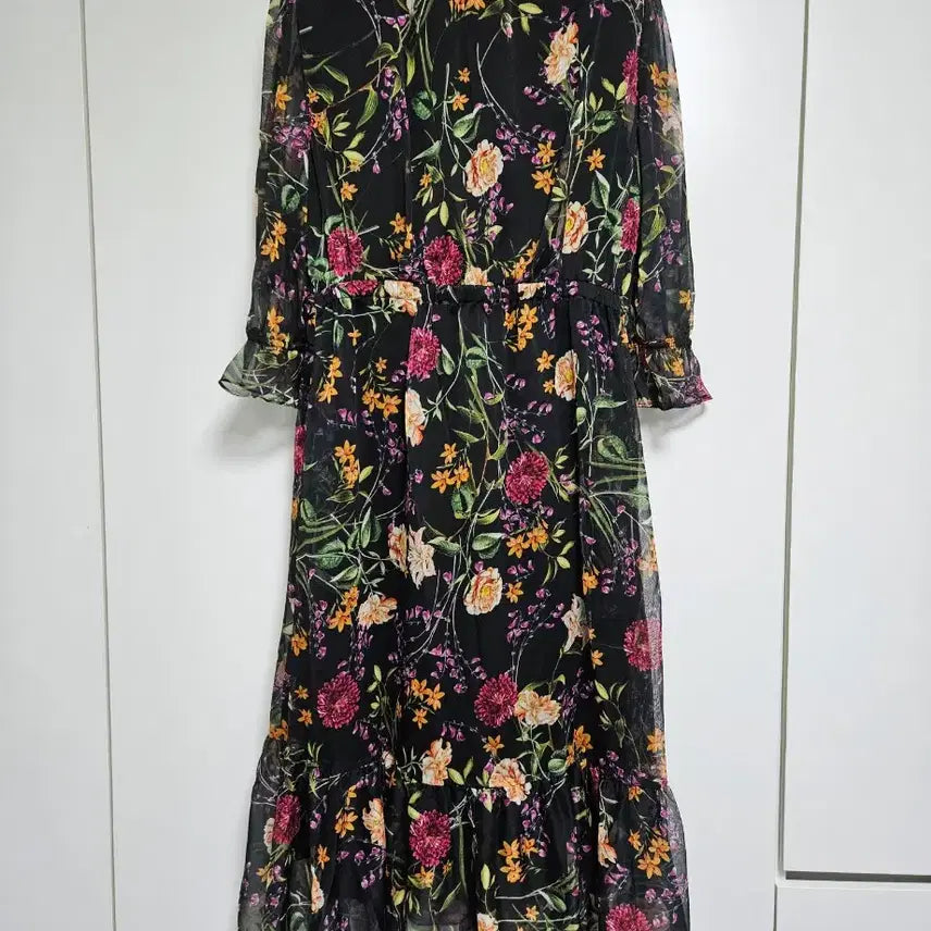 [BUNJANG] Cerruti Floral Print Long Dress / (새제품) 세루티(CERRUTI) 원피스 (66)