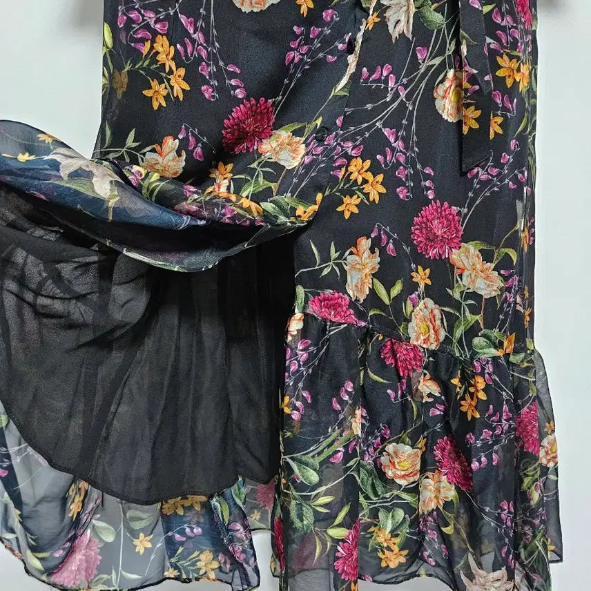 [BUNJANG] Cerruti Floral Print Long Dress / (새제품) 세루티(CERRUTI) 원피스 (66)