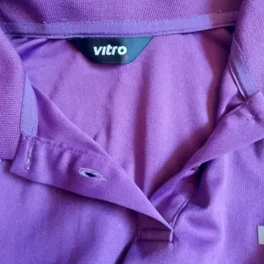 [BUNJANG] vitro Purple Short Sleeve Polo Shirt / vitro 퍼플 반팔 폴로티셔츠