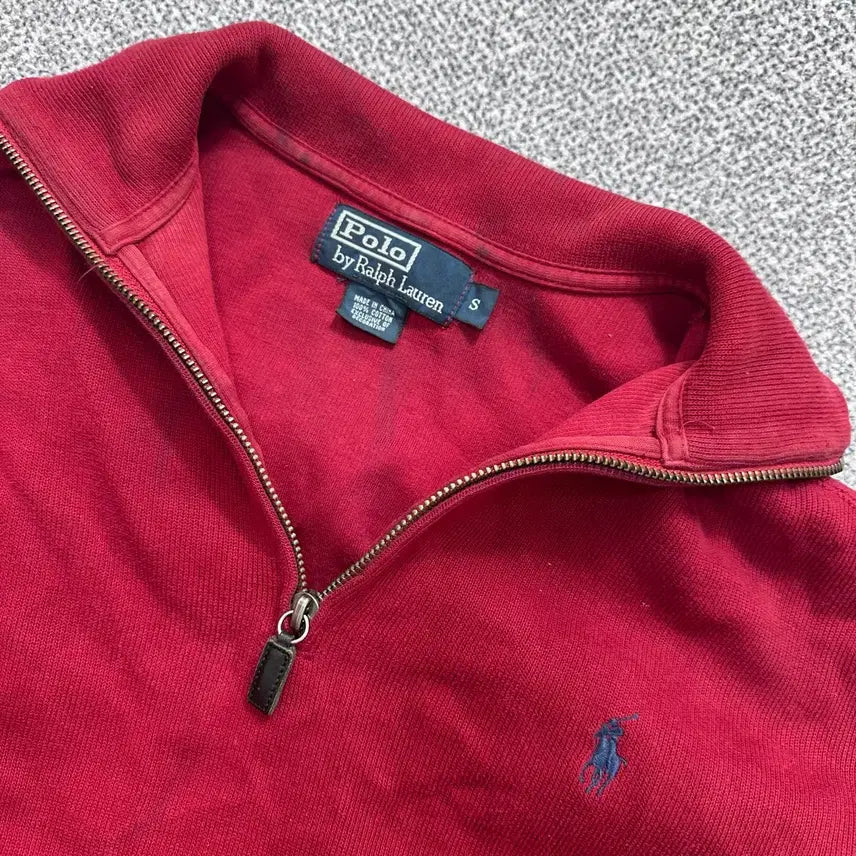 [BUNJANG] Polo Ralph Lauren Half-Zip Knit Sweater / 폴로 랄프로렌(Polo Ralph Lauren) 반집업 니트