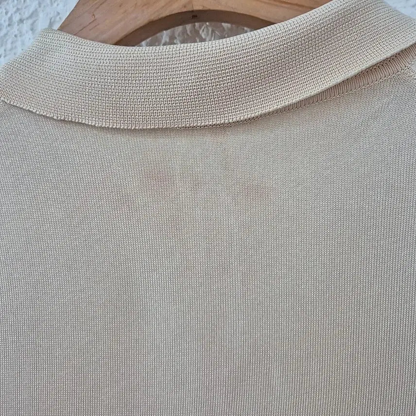 [BUNJANG] Hermes Patterned Silk Knit Top / 에르메스 패턴 실크 배색 니트