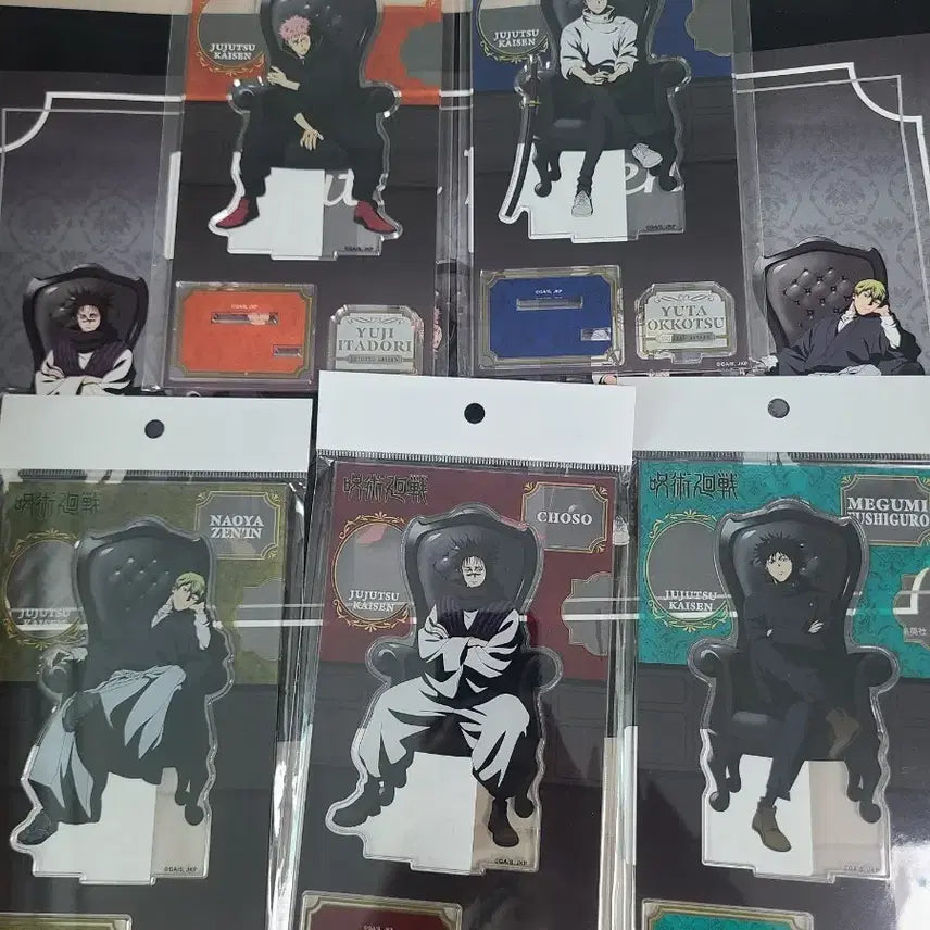 [SOLD OUT] 일괄,쇼퍼백) 주술회전 사멸회유 체어블랙 아크릴 유지유타메구미쵸소우나오야
