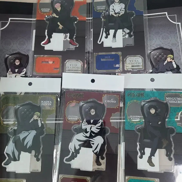 [SOLD OUT] 일괄,쇼퍼백) 주술회전 사멸회유 체어블랙 아크릴 유지유타메구미쵸소우나오야