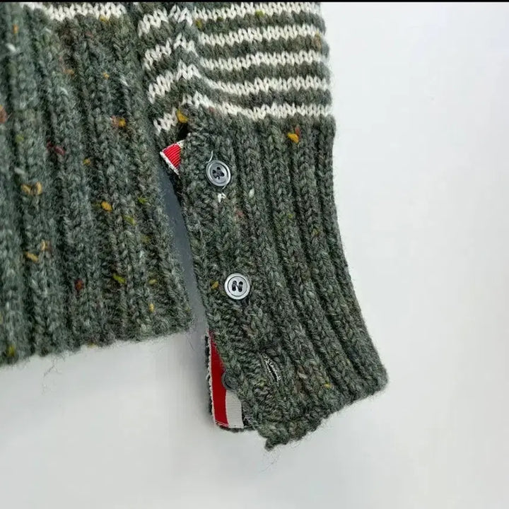 [BUNJANG] Thom Browne Green Pattern Knit Sweater / 톰브라운 그린 패턴 니트 스웨터 1