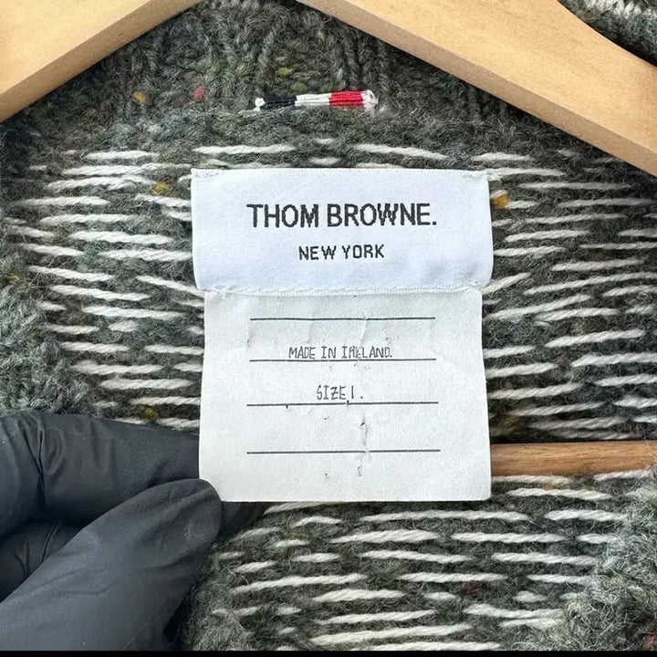 [BUNJANG] Thom Browne Green Pattern Knit Sweater / 톰브라운 그린 패턴 니트 스웨터 1