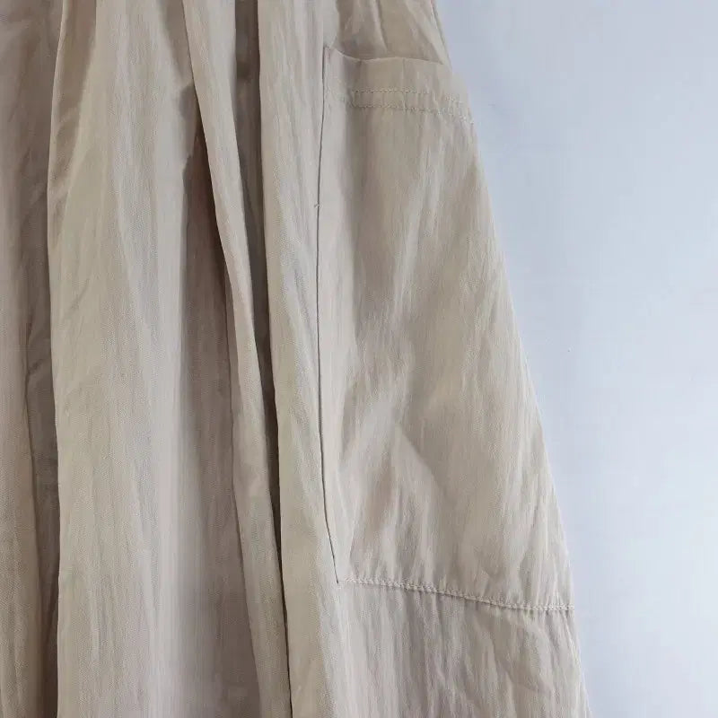 [BUNJANG] FREE Beige Long Skirt / 여FREE 롱스커트 베이지 M6392
