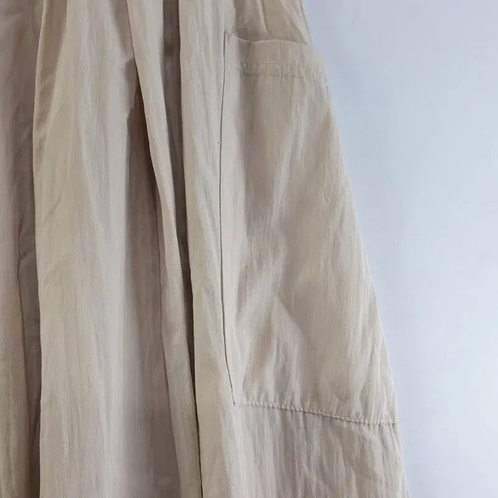 [BUNJANG] FREE Beige Long Skirt / 여FREE 롱스커트 베이지 M6392