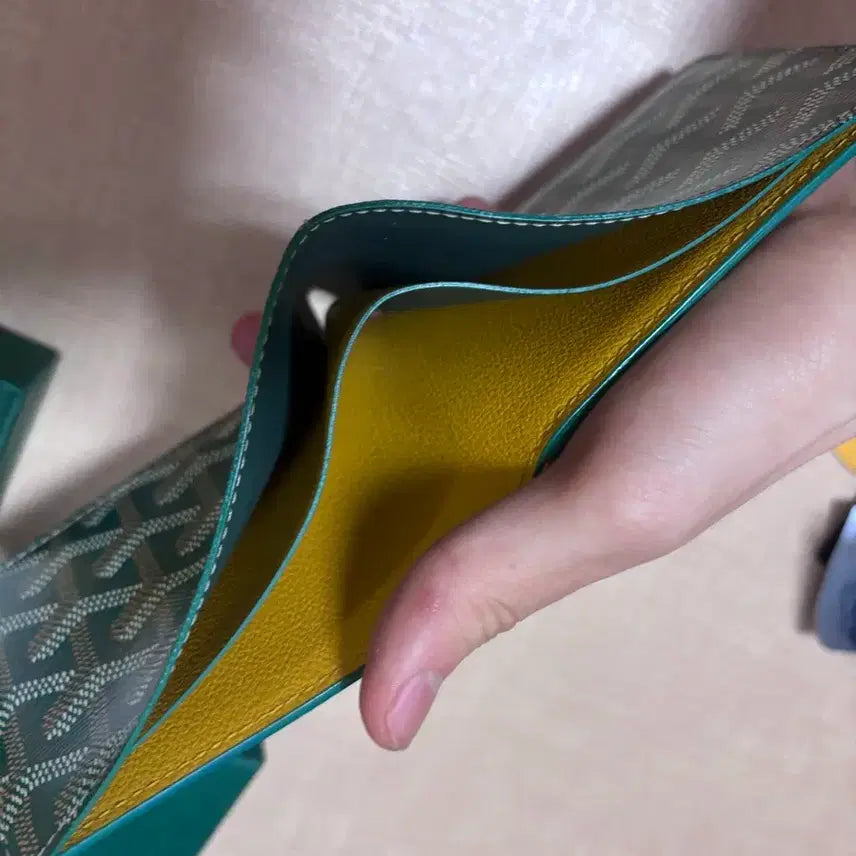 [BUNJANG] Goyard Victoire Wallet Green / [2025년10월구매 , 풀구성] 고야드 빅투와르 반지갑 그린
