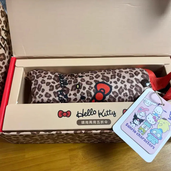 [BUNJANG] Sanrio Hello Kitty Leopard Print Umbrella / 산리오 키티 레오파드 양우산 (새상품)