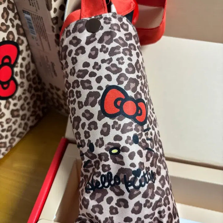 [BUNJANG] Sanrio Hello Kitty Leopard Print Umbrella / 산리오 키티 레오파드 양우산 (새상품)