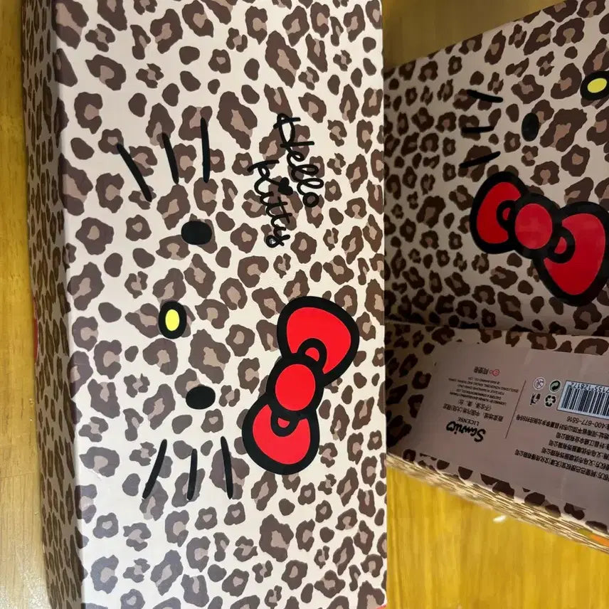 [BUNJANG] Sanrio Hello Kitty Leopard Print Umbrella / 산리오 키티 레오파드 양우산 (새상품)