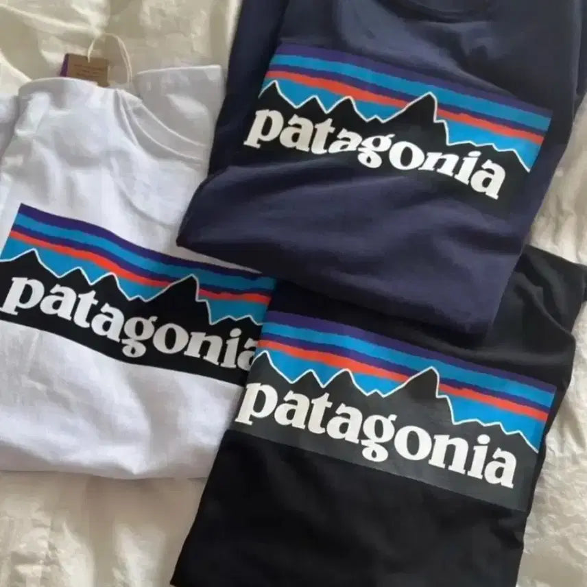 [BUNJANG] Patagonia P-6 Logo T-Shirt Cotton Black / 