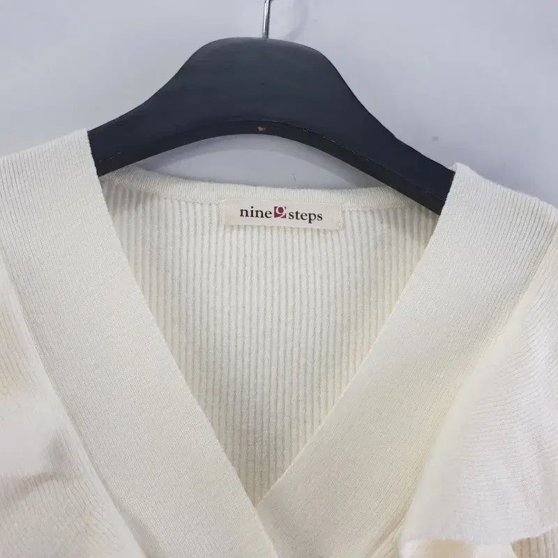 [BUNJANG] NINE Steps FREE Frill Cardigan Beige / 나인스텝스 여FREE 프릴 가디건 베이지 M6369