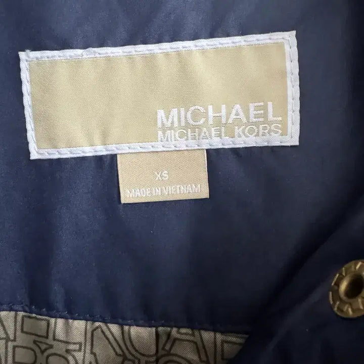 [BUNJANG] Michael Kors Quilted Jacket - Navy / 정품 마이클코어스 퀄팅 자켓 네이비 금장