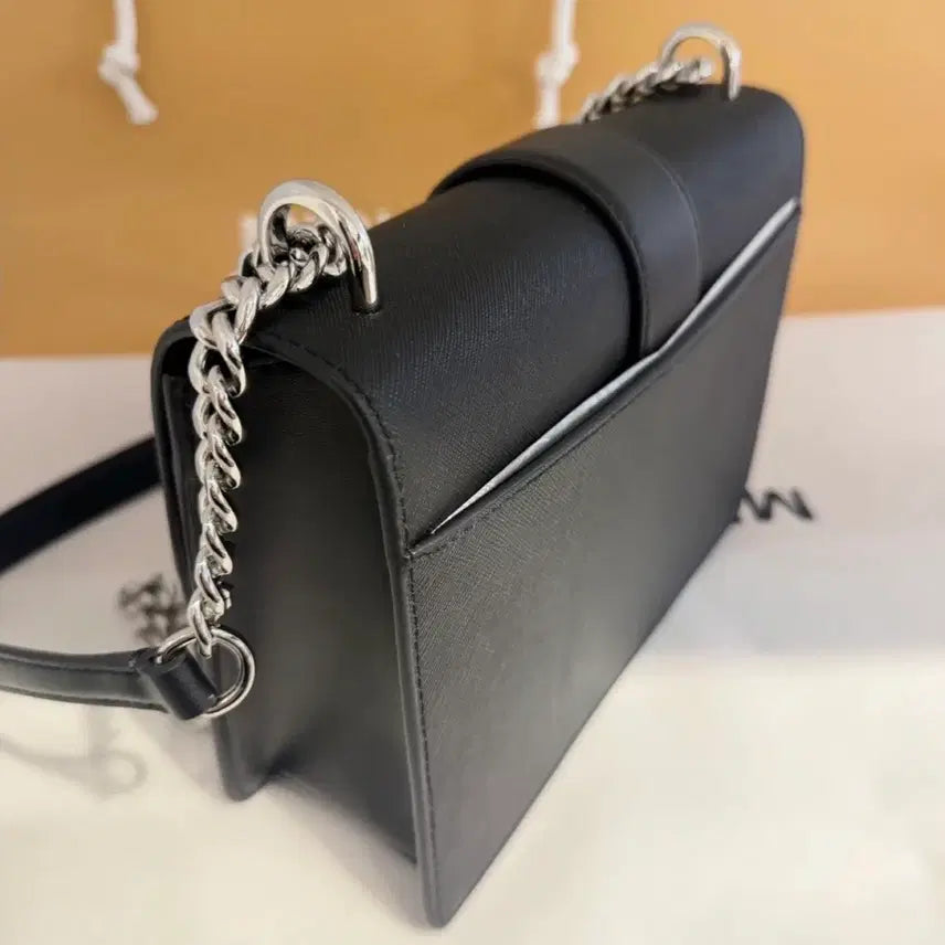 [BUNJANG] Michael Kors Black Chain Shoulder Bag / 마이클코어스 블랙 체인 숄더백(새상품)