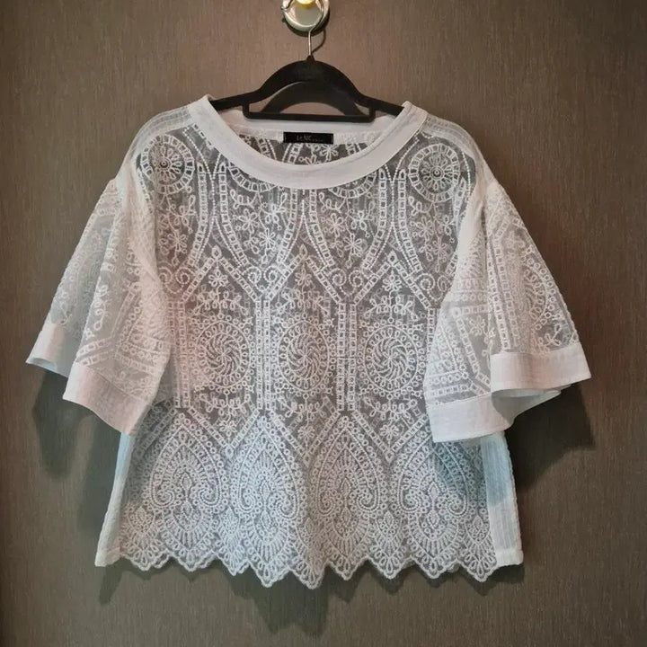 [SOLD OUT] Le.NIC &amp; McCoy 화이트 레이스 블라우스