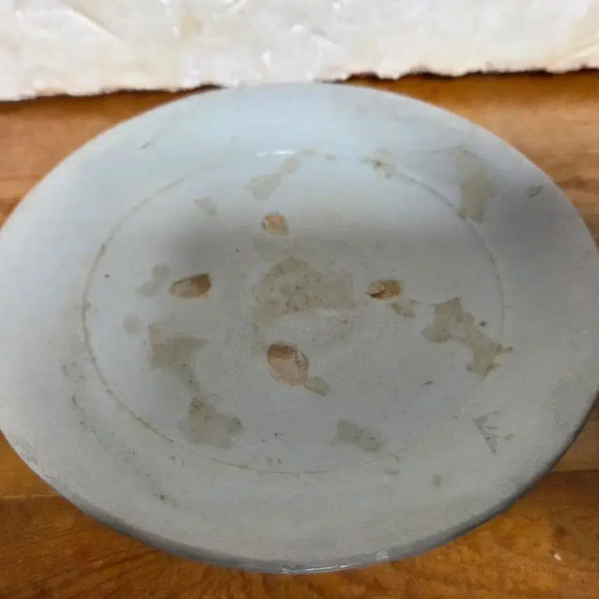 [BUNJANG] Joseon Dynasty Celadon Porcelain Plate / 조선 도자기 굽 접시