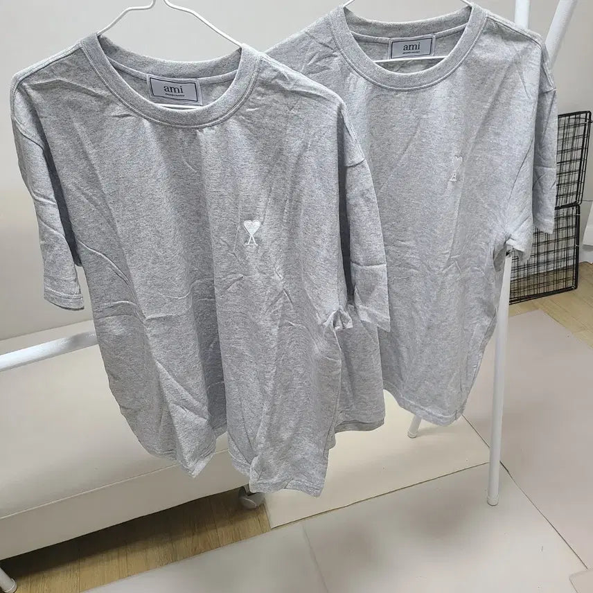 [SOLD OUT] 아미반팔 티셔츠 회색 XL남여가능새거에요
