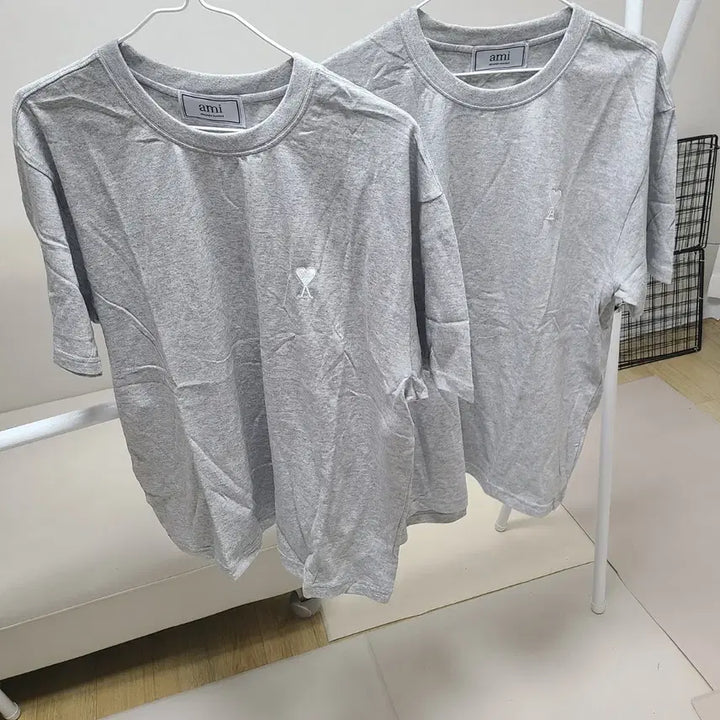 [SOLD OUT] 아미반팔 티셔츠 회색 XL남여가능새거에요