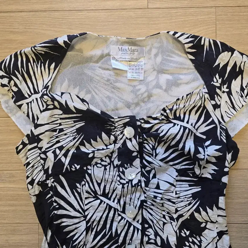 [BUNJANG] MaxMara Hawaiian Print Midi Dress / MaxMara 막스마라 하와인안 원피스 34