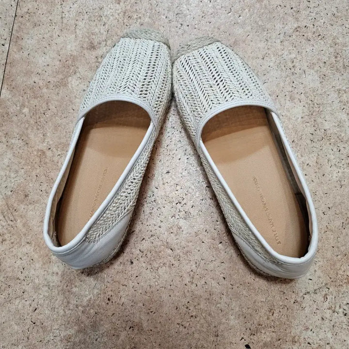 [BUNJANG] STYLE MARIO Special Edition Espadrille Slip-On Loafers / 화이트 메쉬 펀칭 에스파드류 슬립온