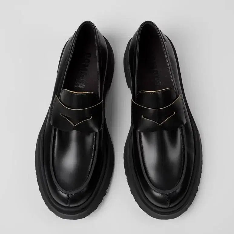 [BUNJANG] Camper Walden Leather Loafers Black EU38 / 캠퍼 월든 레더 로퍼 블랙