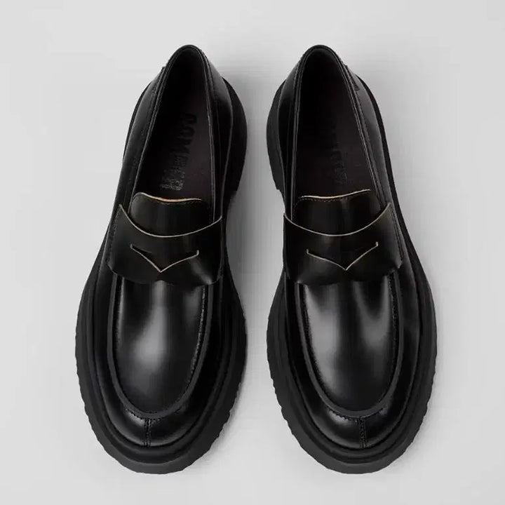[BUNJANG] Camper Walden Leather Loafers Black EU38 / 캠퍼 월든 레더 로퍼 블랙