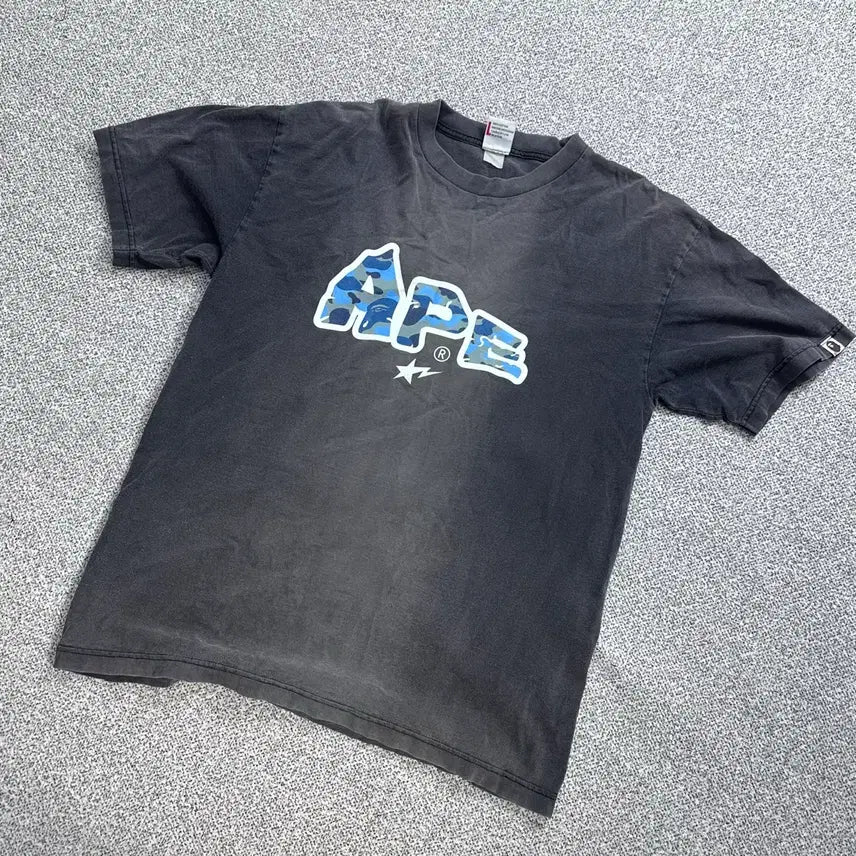 [BUNJANG] A Bathing Ape Camo Star Logo T-Shirt / 베이프(A Bathing Ape) 카모 스타 로고 반팔 티셔츠
