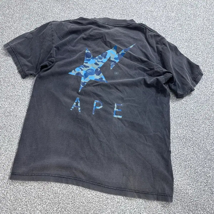 [BUNJANG] A Bathing Ape Camo Star Logo T-Shirt / 베이프(A Bathing Ape) 카모 스타 로고 반팔 티셔츠