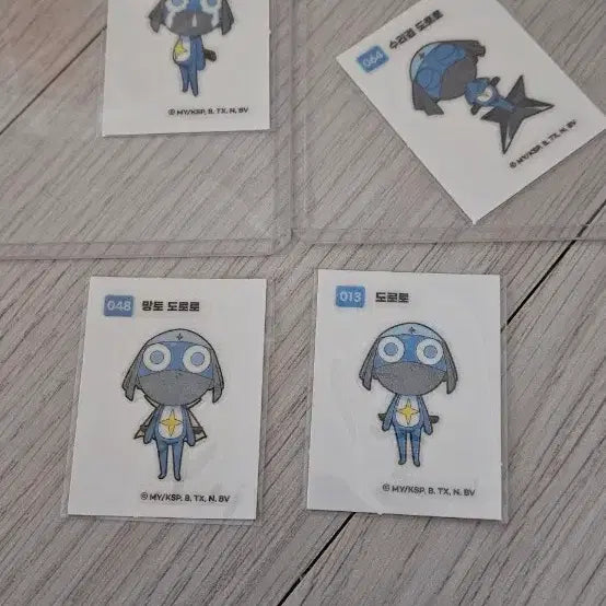 [BUNJANG] Sgt. Frog Dororo Seal Sticker Set / 케로로 중사 도로로씰스티커 4종