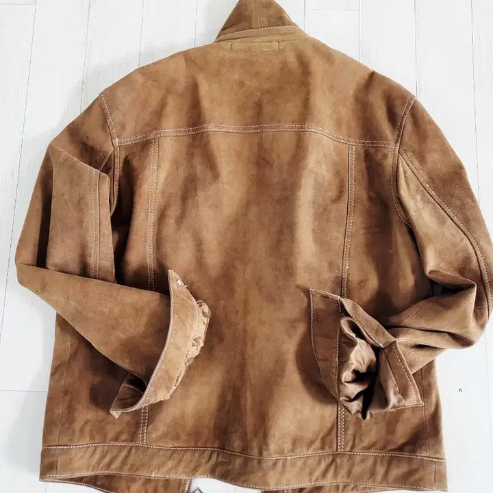 [SOLD OUT] 자라브라운 스웨이드 남성 자켓105