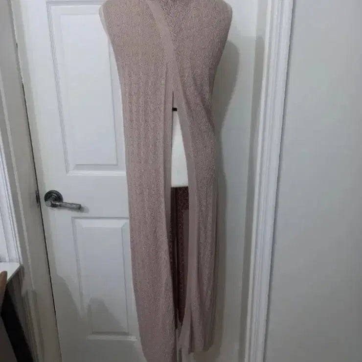 [BUNJANG] Layered Long Knit Top / 뒷트임 레이어드 롱니트