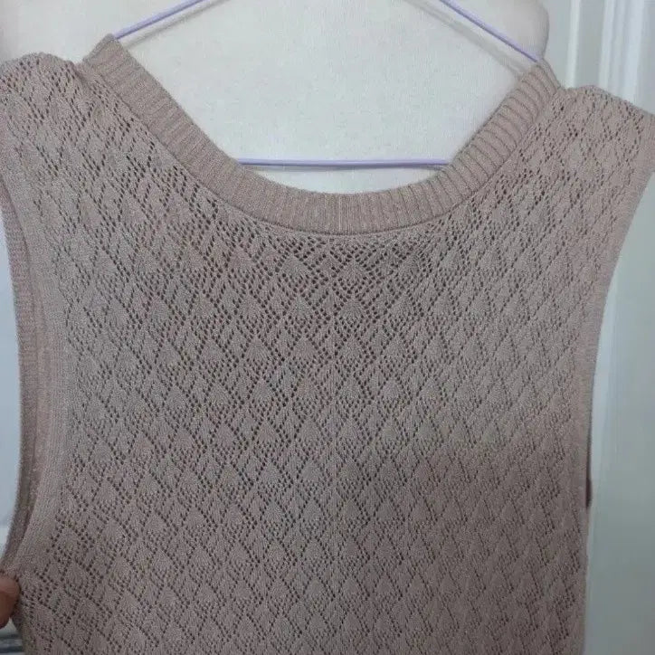 [BUNJANG] Layered Long Knit Top / 뒷트임 레이어드 롱니트