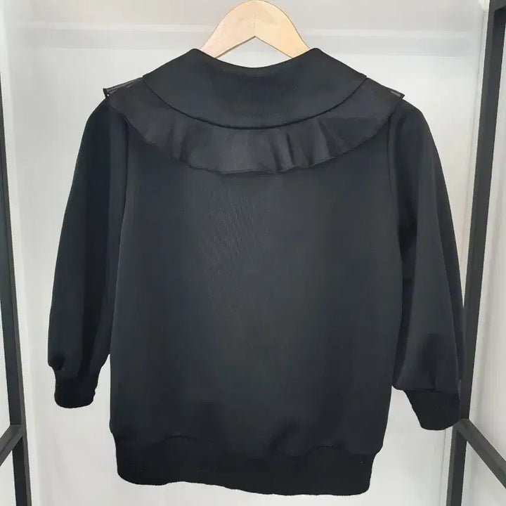 [SOLD OUT] 한섬 오즈세컨 프릴 하프 집업 블라우스 44~55