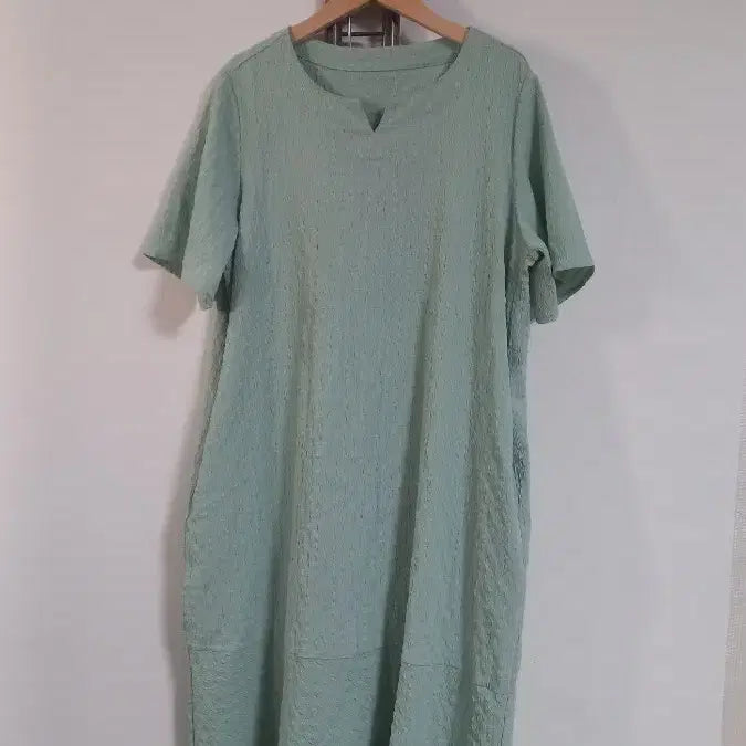 [BUNJANG] Mint Long Dress Size 77-88 / 민트 롱원피스 77_88