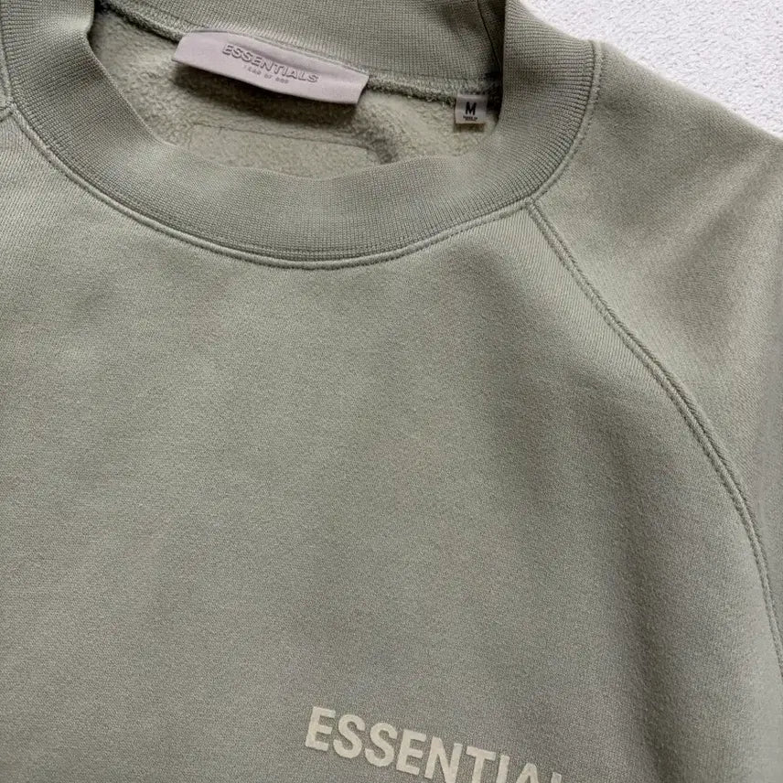 [BUNJANG] Fear of God Essentials Crewneck Sweatshirt Seafoam 22SS / [M] 피어오브갓 에센셜 크루넥 스웨트셔츠 맨투맨 씨폼 22SS