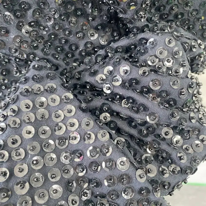[BUNJANG] Religion Black Sequin Sleeveless Dress XS / 스포츠댄스복-릴리전 블랙 스팽글 민소매 원피스 XS 094